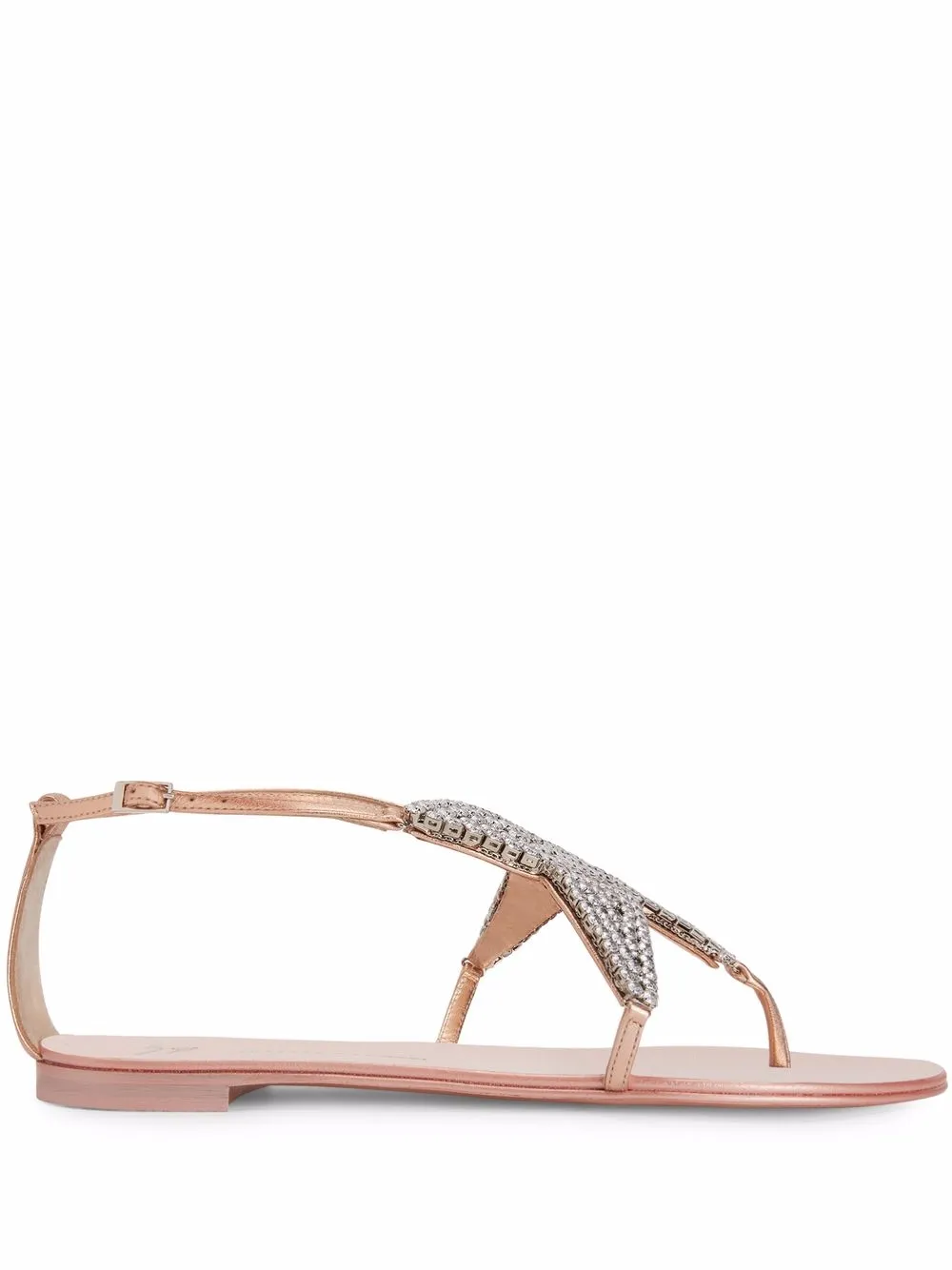 Giuseppe Zanotti Almathea star-patch sandals Pink