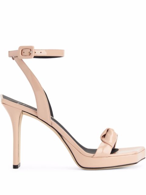 Giuseppe Zanotti - Nefertite knot 100mm sandals