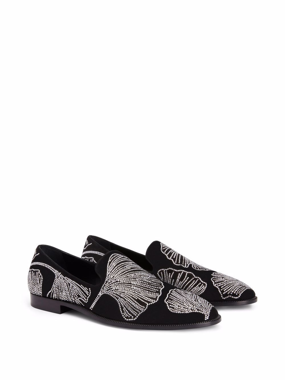 Image 2 of Giuseppe Zanotti Jareth crystal-embellished loafers
