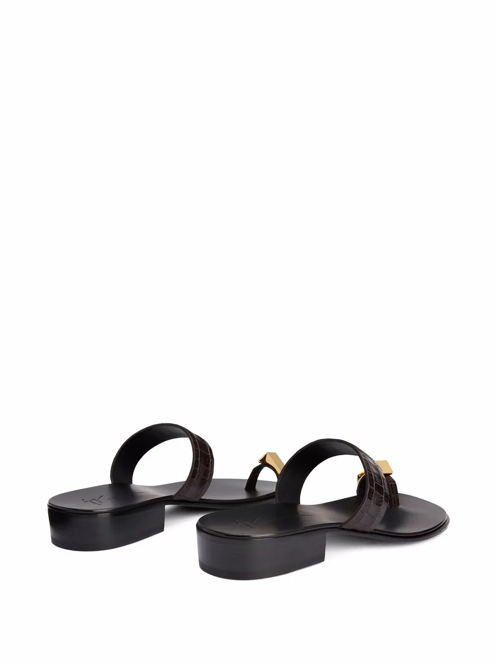 Giuseppe Zanotti Mocassini Bardack con effetto coccodrillo | Sandali | Image 3