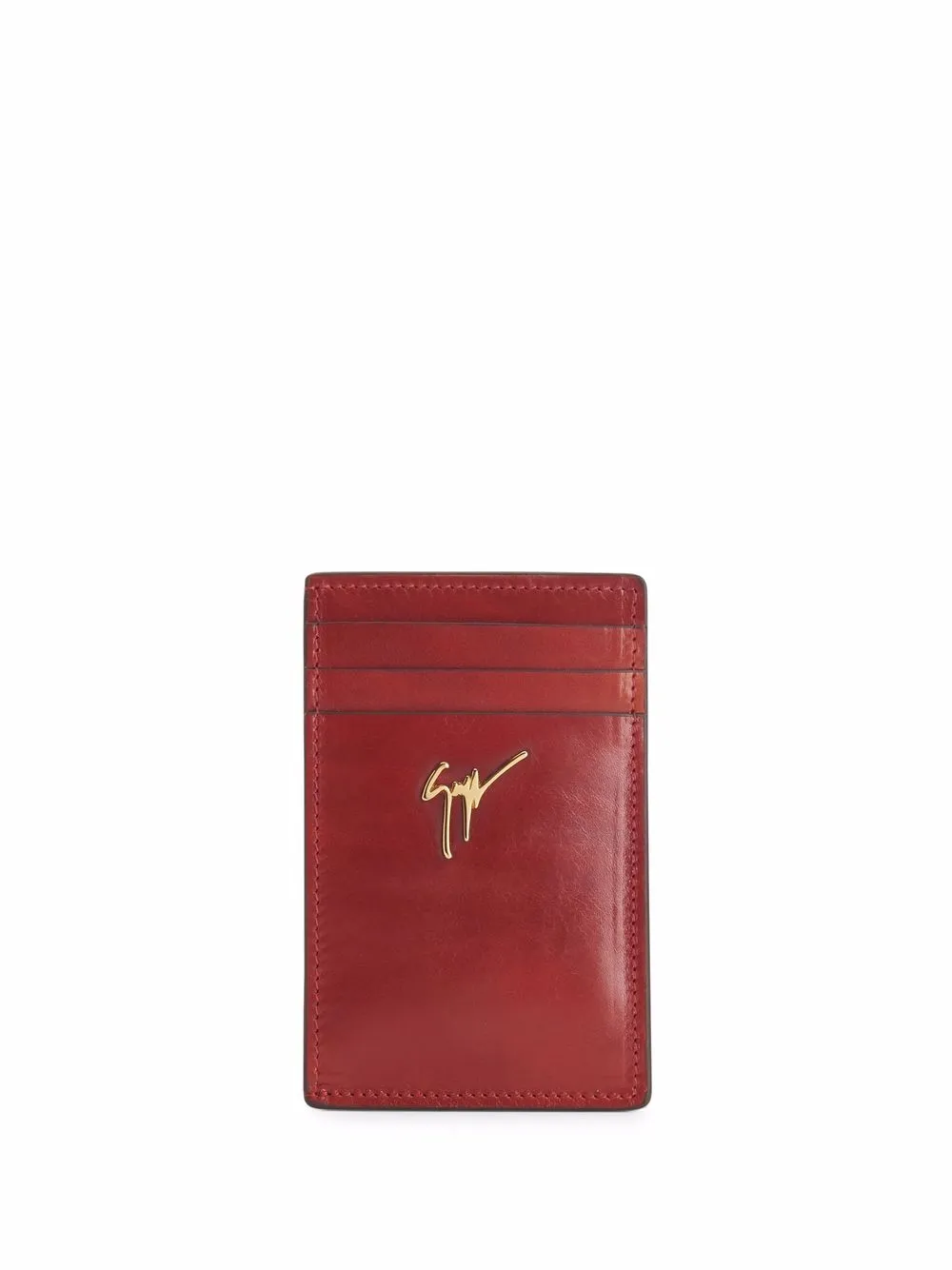 

Giuseppe Zanotti Albert leather cardholder - Red