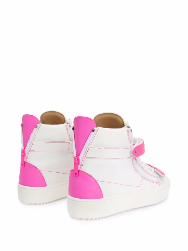 Giuseppe Zanotti Coby high top Leather Sneakers White FARFETCH CA