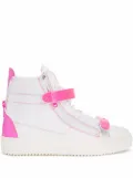 Giuseppe Zanotti Coby high-top leather sneakers - White