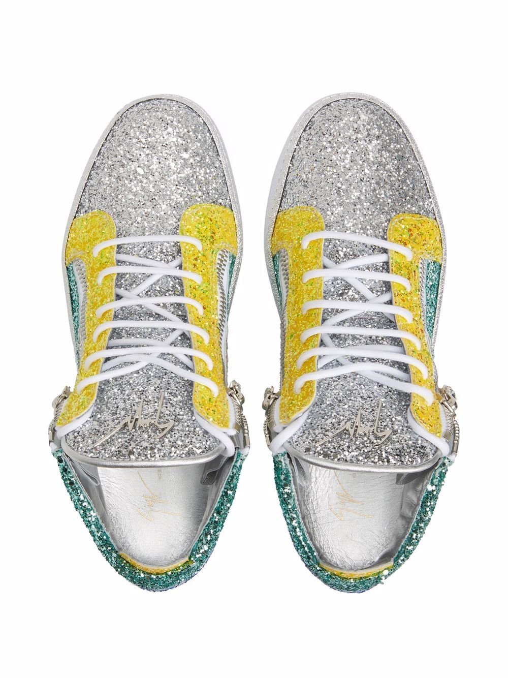 Giuseppe Zanotti Kriss Glitter high-top Sneakers - Farfetch