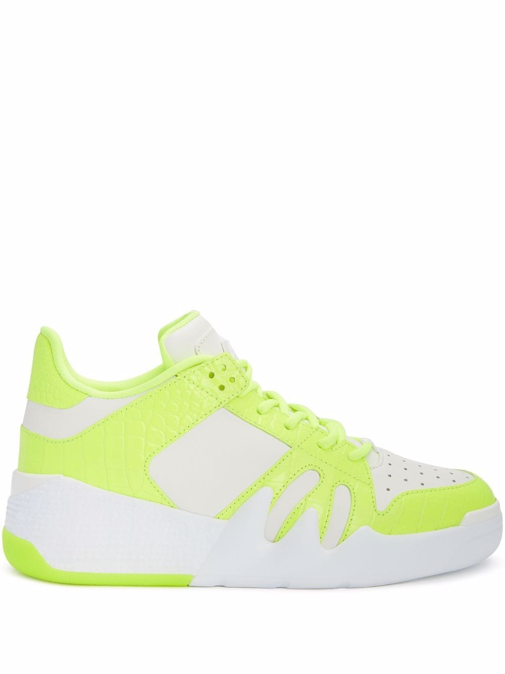 

Giuseppe Zanotti Talon low-top leather sneakers - White