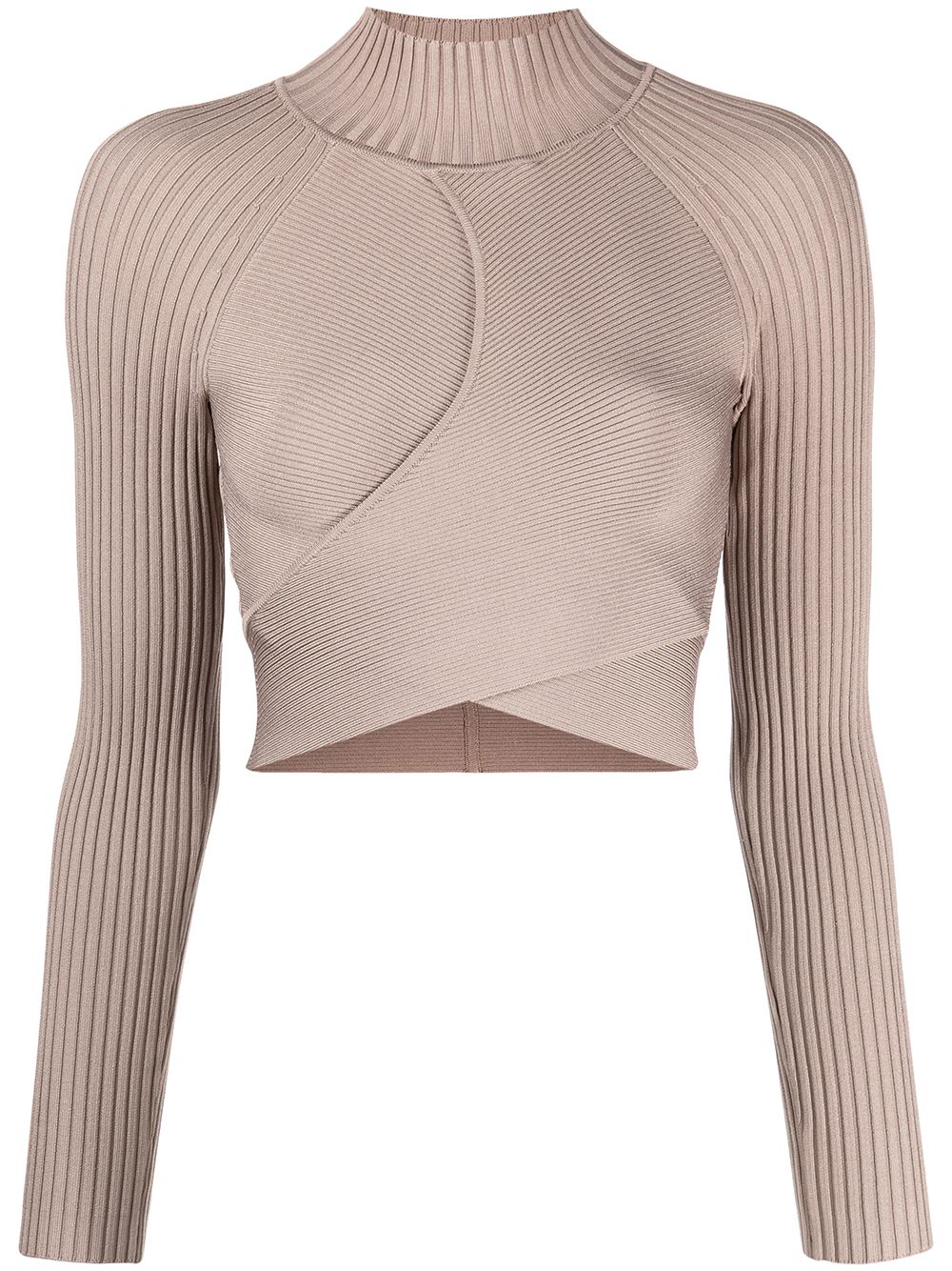 

Jonathan Simkhai turtle-neck cropped jumper - Neutrals