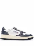 Autry side logo-patch sneakers - White