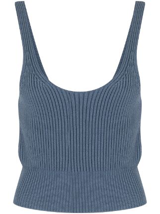 Alexander Wang Ribbed scoop-neck Tank Top - Farfetch