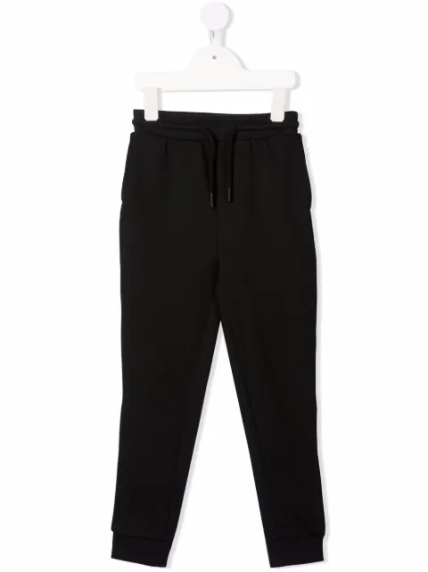 Calvin Klein Kids logo-tape drawstring track pants