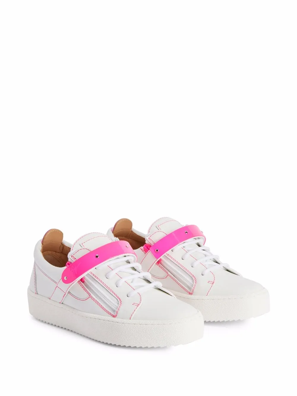 Giuseppe Zanotti Coby touch-strap sneakers White