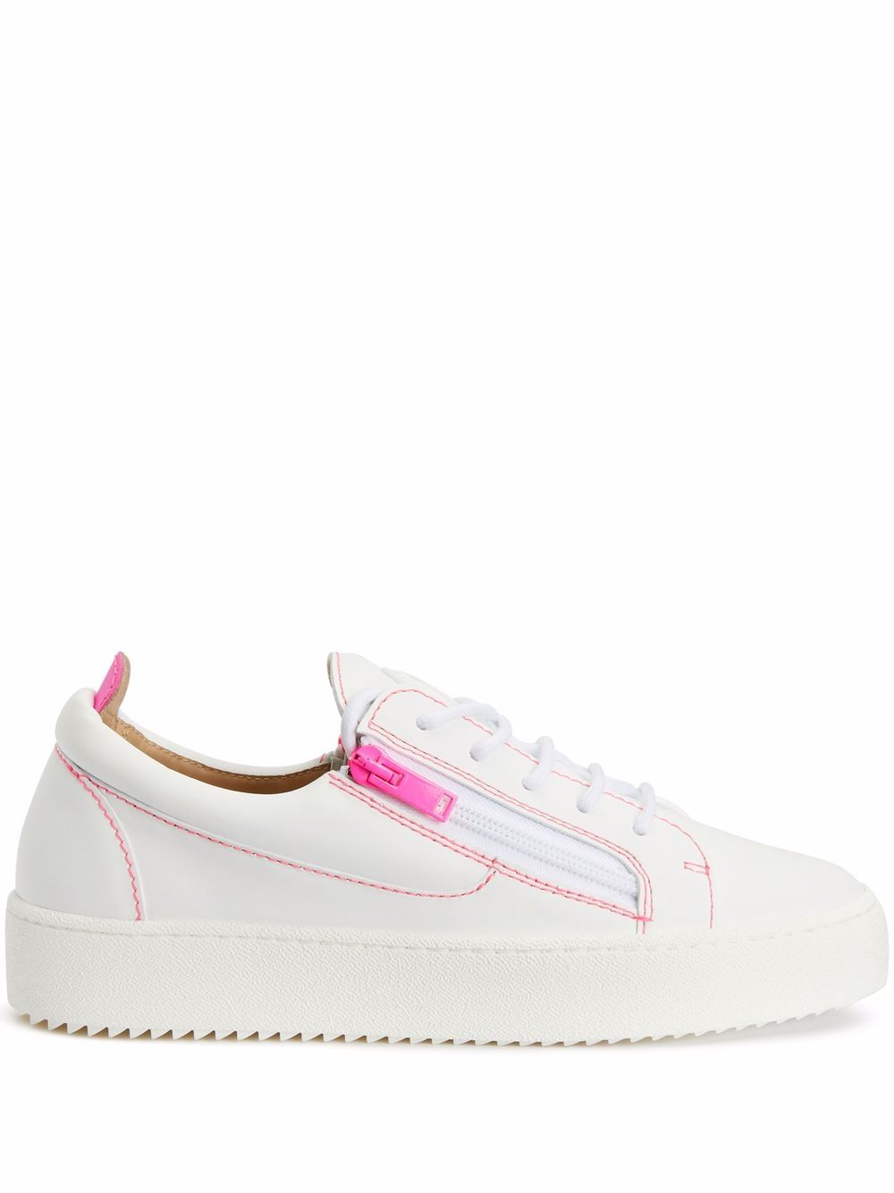 

Giuseppe Zanotti tenis bajos Frankie - Blanco