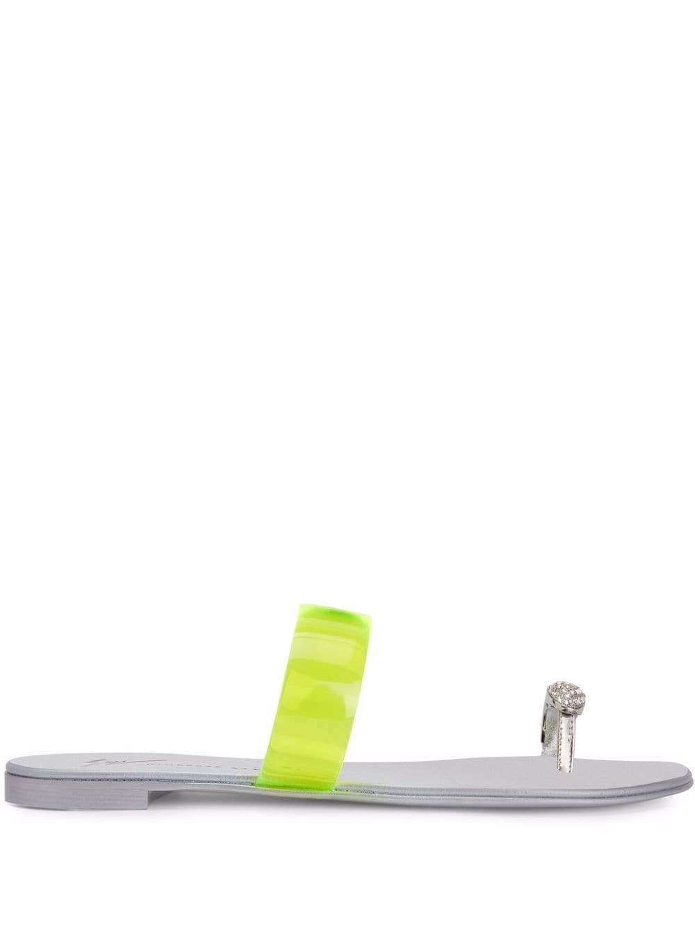 Image 1 of Giuseppe Zanotti Ring Plexi sandals