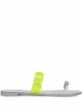 Giuseppe Zanotti Ring Plexi sandals - Yellow