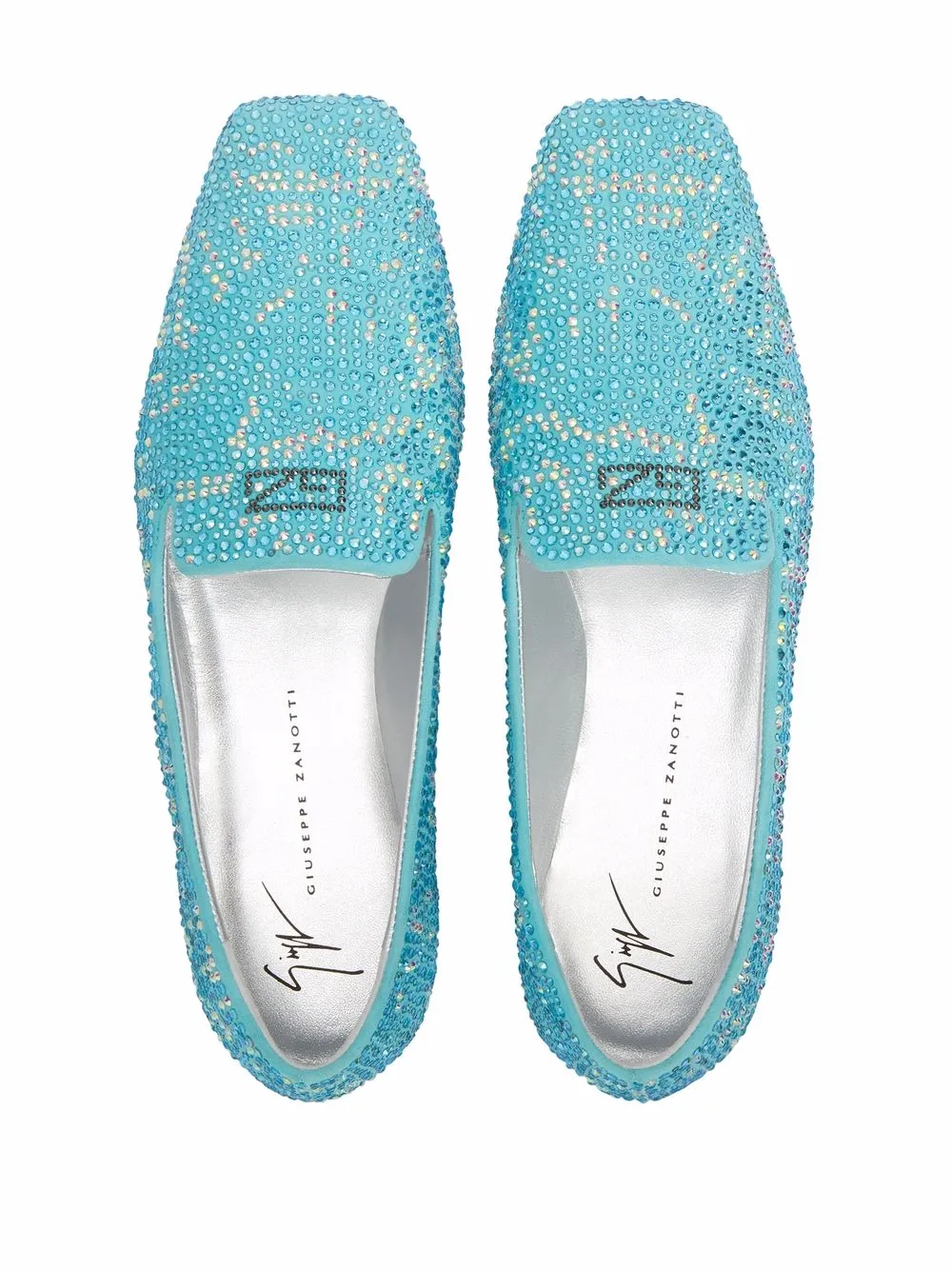 Giuseppe Zanotti Pigalle starlight loafers Blue