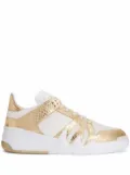 Giuseppe Zanotti Talon crocodile-effect leather sneakers - White