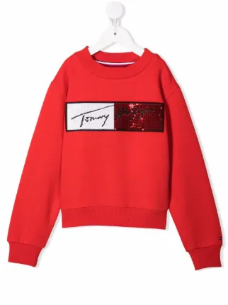 Junior tommy hilfiger online sweatshirt