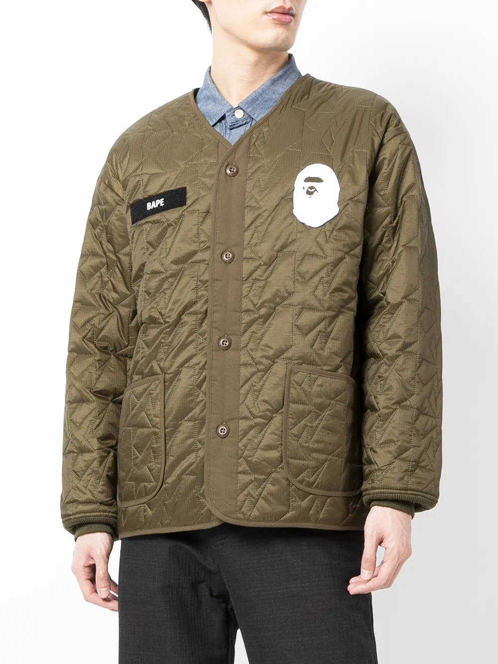 фото A bathing ape® пуховик together strong