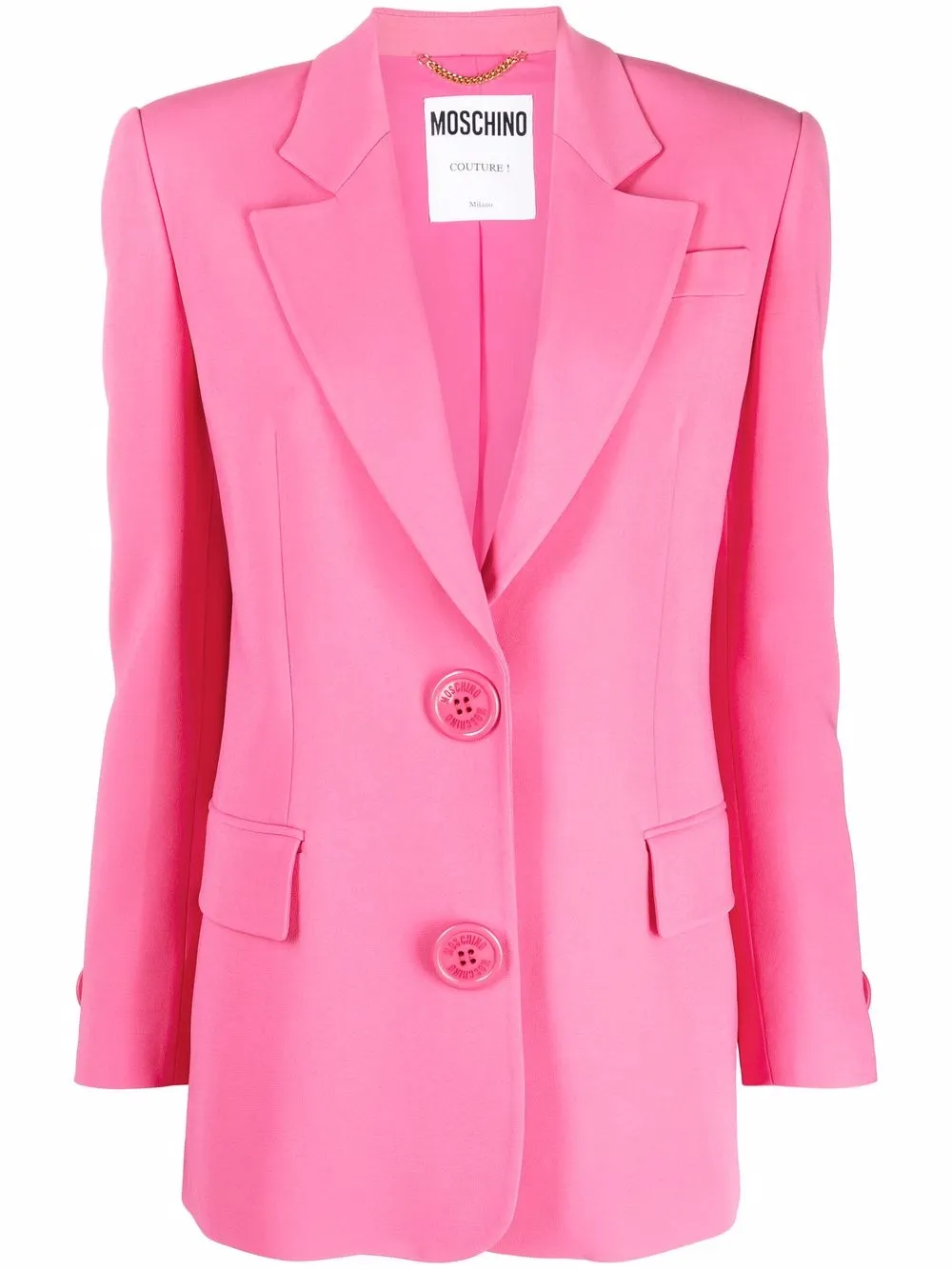

Moschino blazer con botones decorativos - Rosado