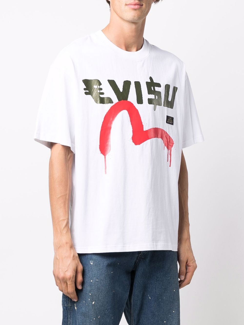 фото Evisu футболка с логотипом