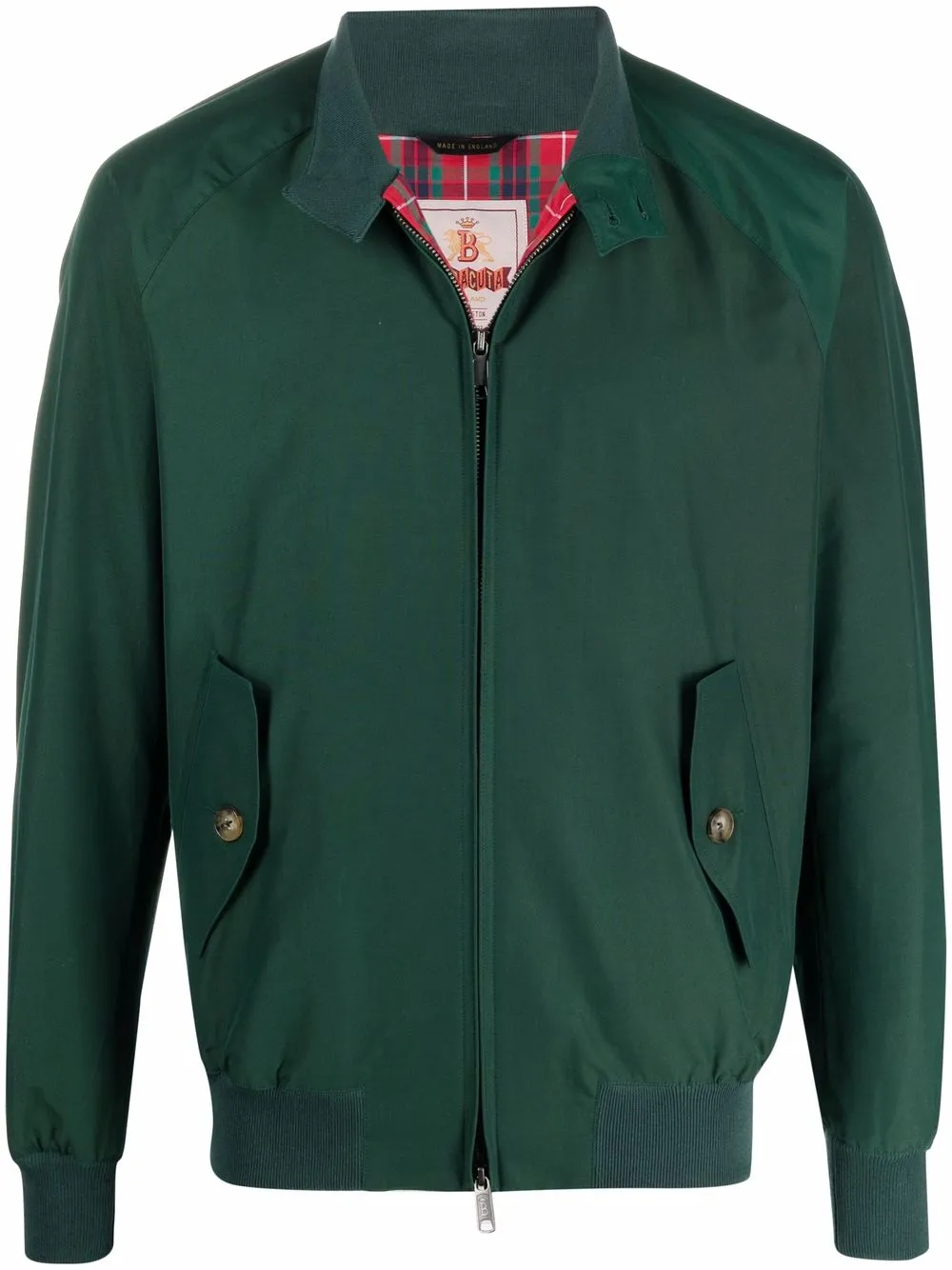 

Baracuta lightweight zip bomber jacket - Green