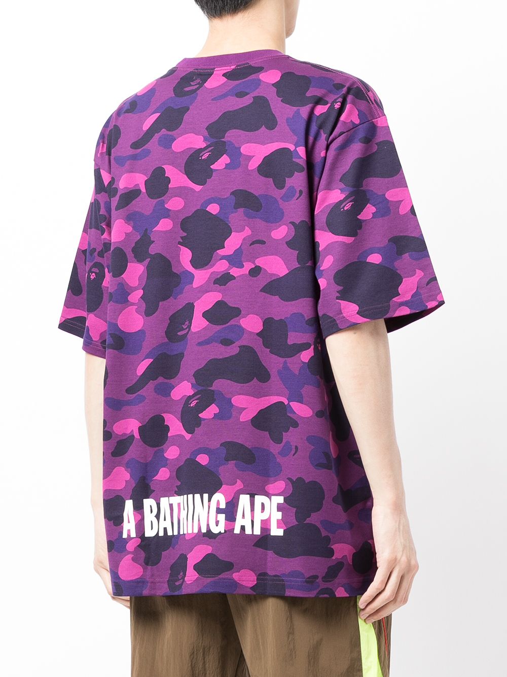 фото A bathing ape® футболка с камуфляжным принтом