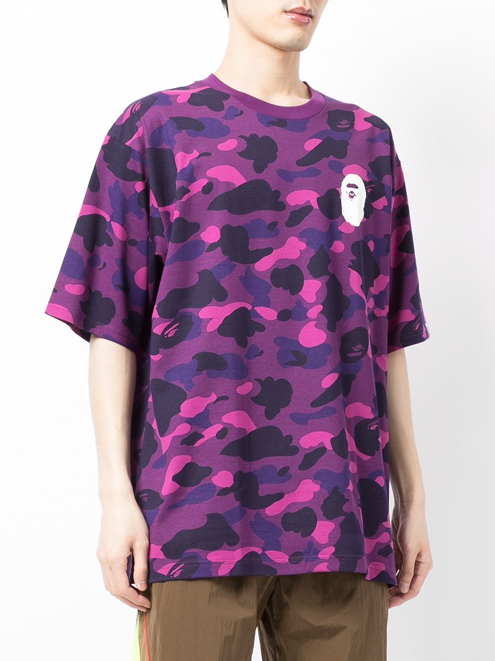 фото A bathing ape® футболка с камуфляжным принтом