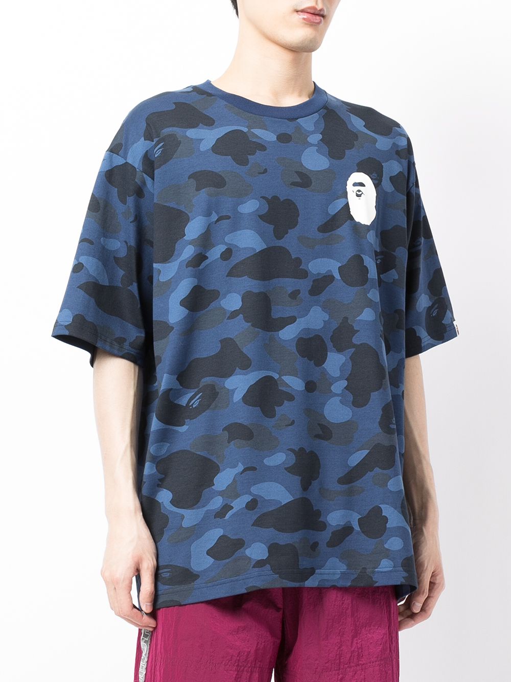 фото A bathing ape® футболка с камуфляжным принтом