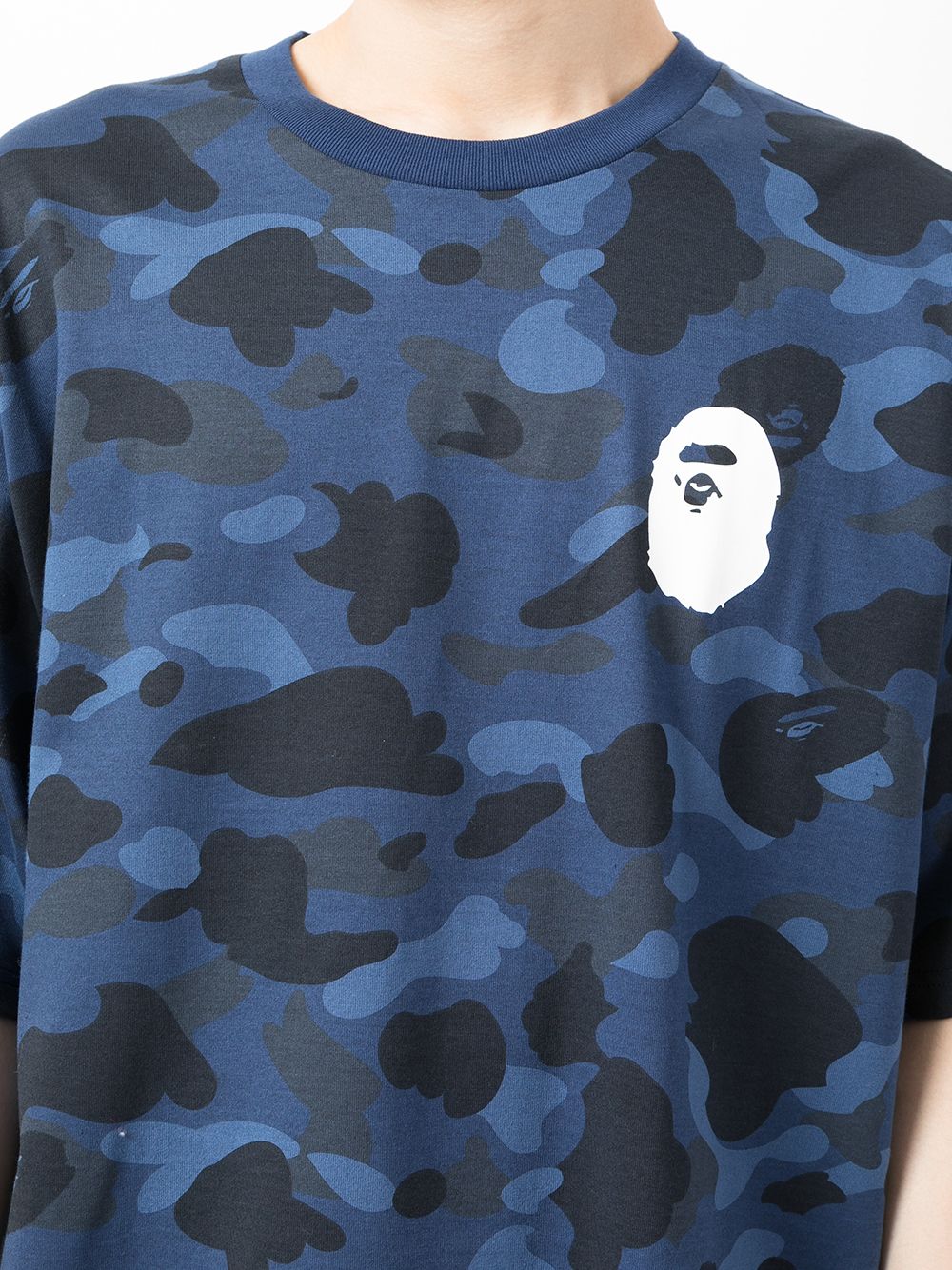 фото A bathing ape® футболка с камуфляжным принтом