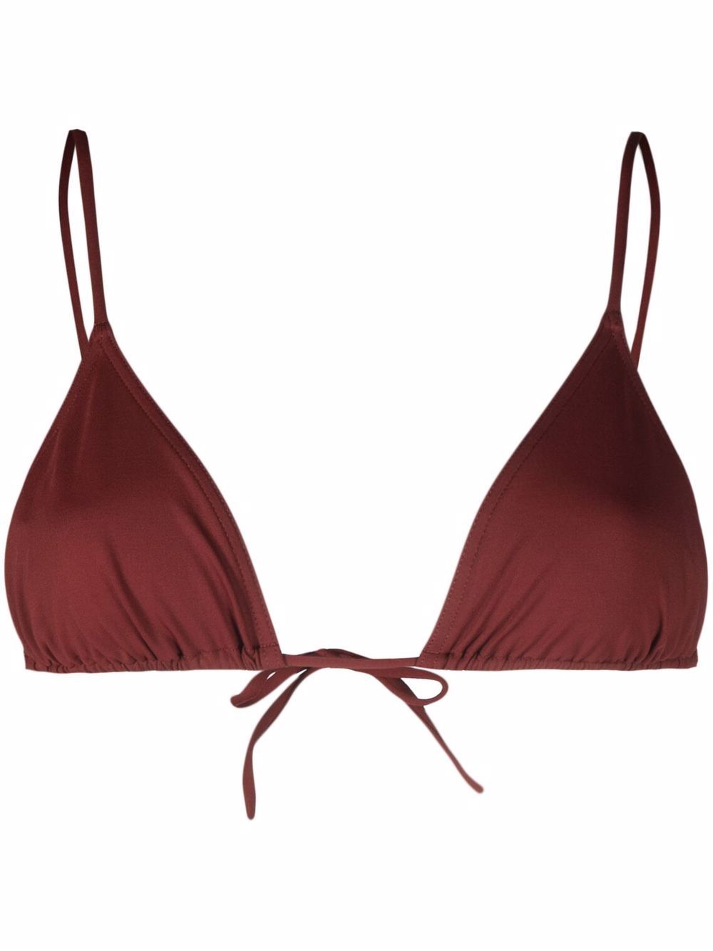 

ERES Mouna triangle bikini top - Brown