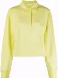 Helmut Lang polo collar sweatshirt - Yellow