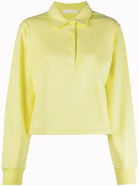 Helmut Lang polo collar sweatshirt