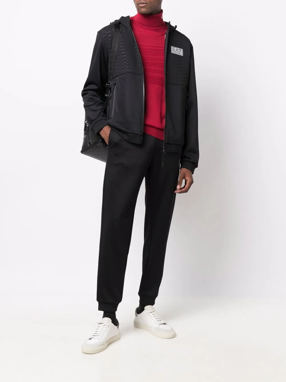 фото Ea7 emporio armani худи с нашивкой-логотипом