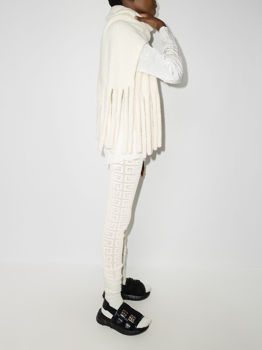 фото Givenchy легинсы с завышенной талией и монограммой