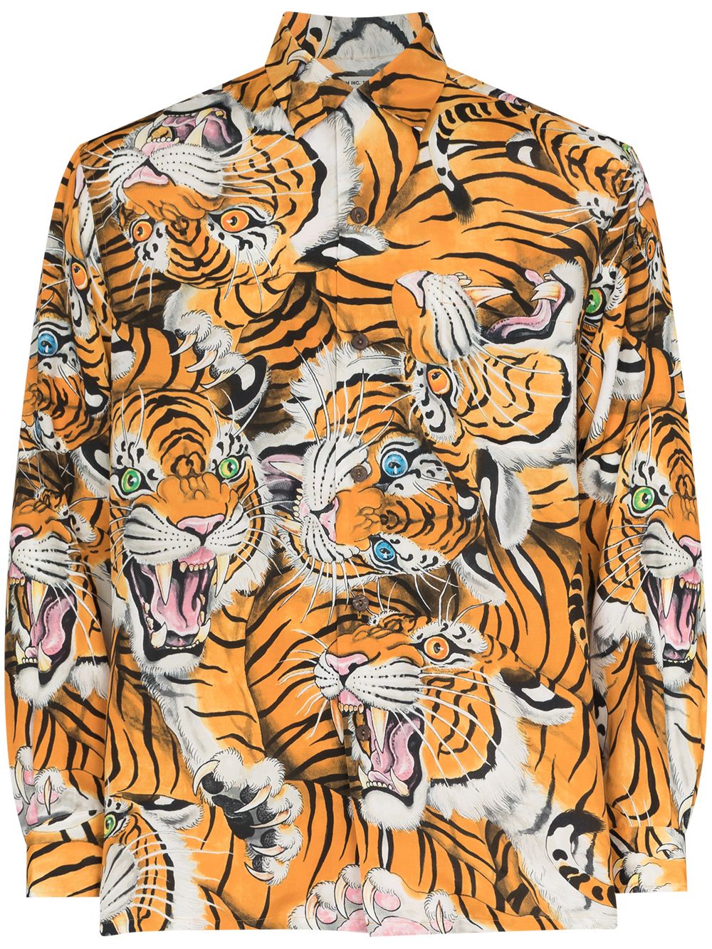 WACKO MARIA x Tim Lehi tiger-print Shirt - Farfetch