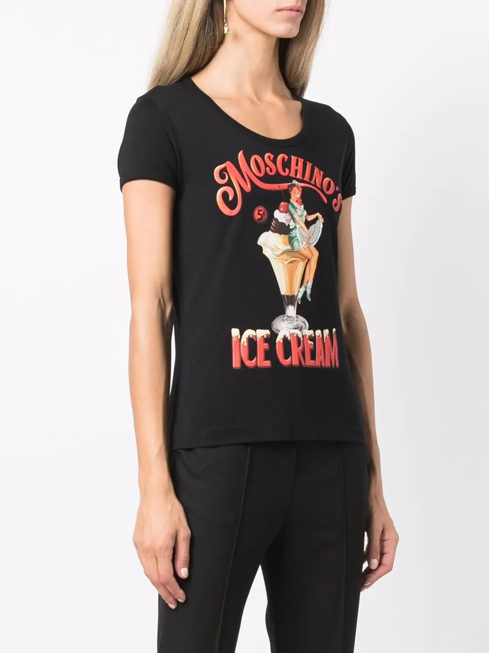 фото Moschino футболка с логотипом