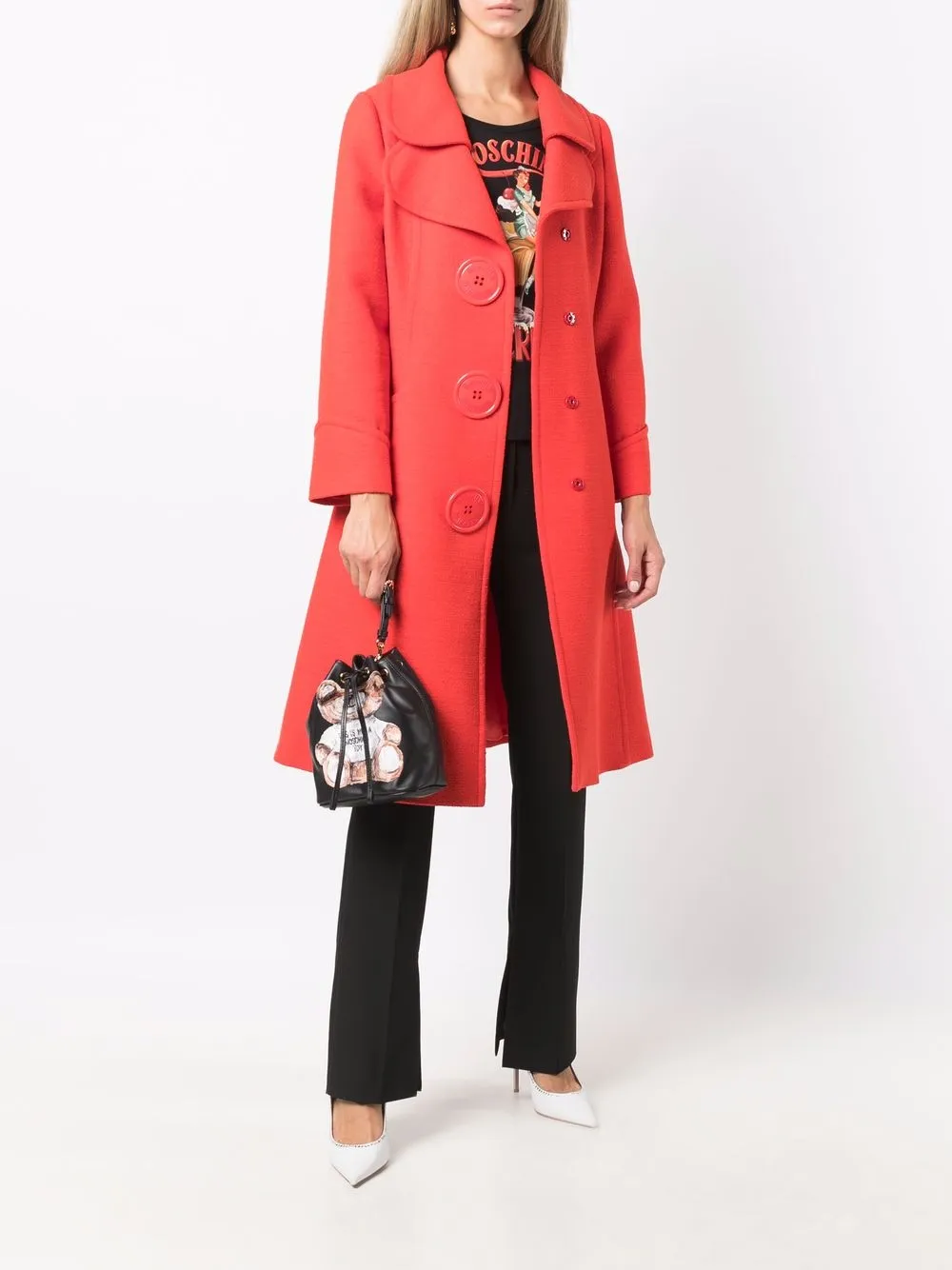 фото Moschino футболка с логотипом