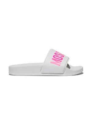 Moschino kids ciabatte teddy bear - bianco. kids farfetch bimba bianco -  Stileo.it