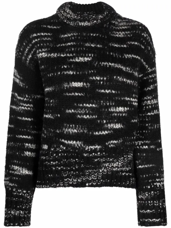 abstract knit jumper
