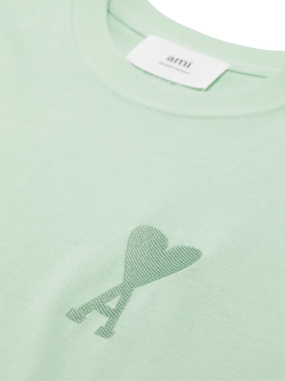 фото Ami paris футболка с монограммой ami de coeur