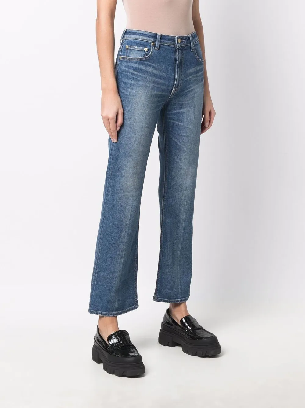 фото Tu es mon tresor укороченные джинсы