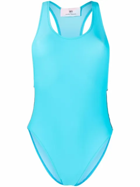 Chiara Ferragni Logomania sleeveless swimsuit 