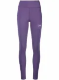 7 DAYS Active logo-print leggings - Purple
