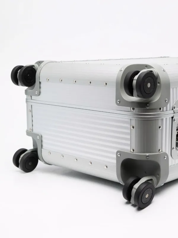 FPM Milano Mala Bank S Spinner 68 De Alumínio | Prateado | FARFETCH BR