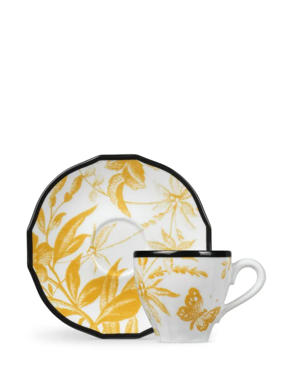Gucci グッチ Herbarium コーヒーカップ＆ソーサー セット - FARFETCH