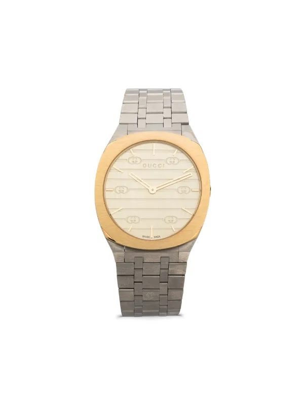 farfetch gucci g watch silver