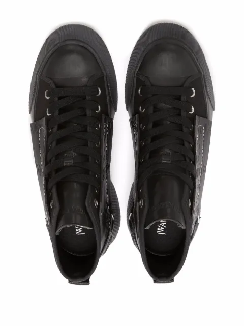 JW Anderson Embossed high-top Sneakers - Farfetch