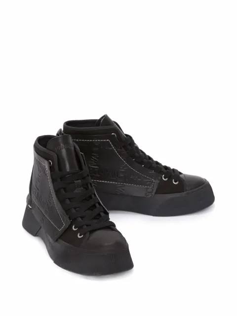 JW Anderson Embossed high-top Sneakers - Farfetch