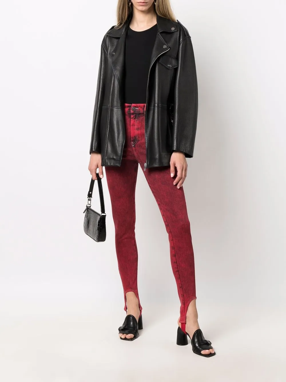  Diesel Vaqueros Skinny Cl-d-slandy-g - Rojo 