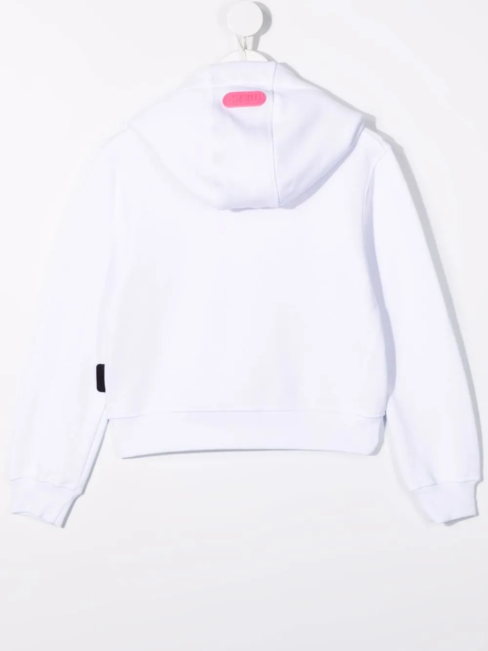 Gcds Kids hoodie met colourblocking - Wit