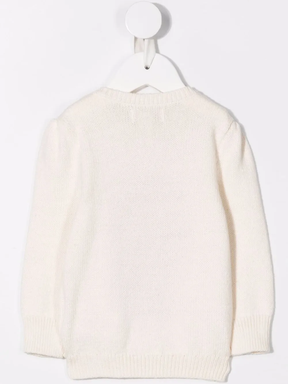 Image 2 of Ralph Lauren Kids Polo Bear intarsia-knit jumper